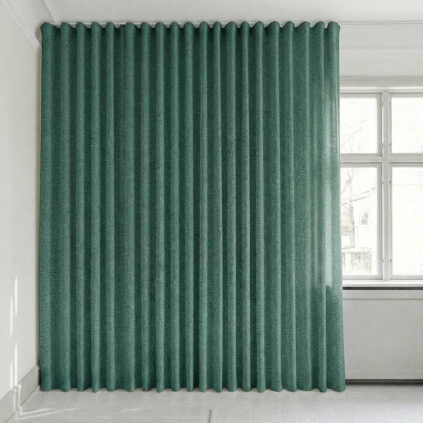 Semitransparent gardin på mål – Disa - Moss Green - C2417