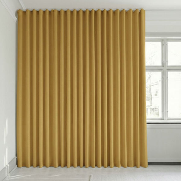 Mørklægningsgardin på mål – Klint - Saffron Yellow - C3004