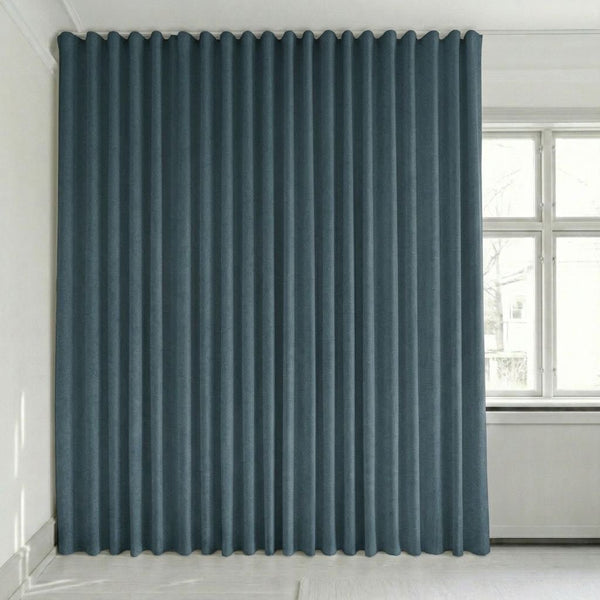 Dimout-gardin på mål – Nysk - Indigo - C2914
