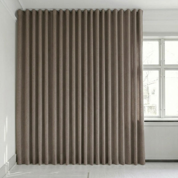 Semitransparent gardin på mål – Rina - Steel Gray - C1925