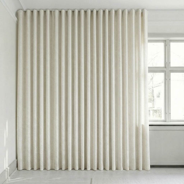 Semitransparent gardin på mål – Rina - Radiant White - C1900