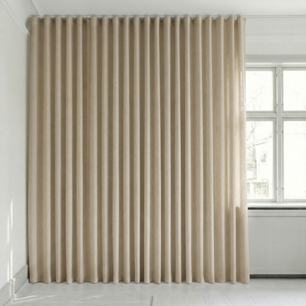 Semitransparent gardin på mål – Rina - Taupe - C1906