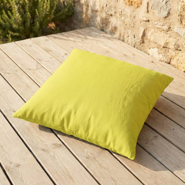 Gulvpude på mål i Sunbrella - Limon - S4232´