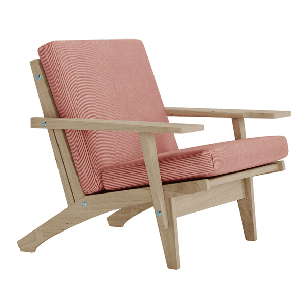 Hyndesæt til Wegner GE 370 i velvet - Oldrose - S2504