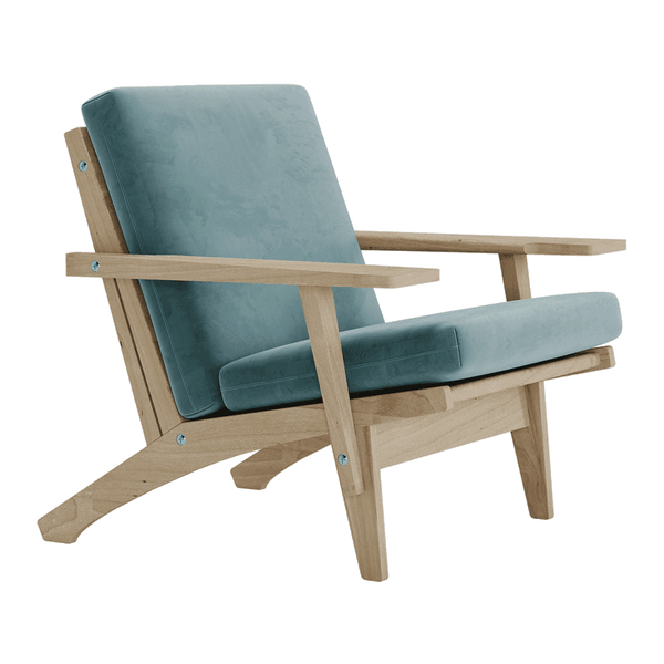 Hyndesæt til Wegner GE 370 i velour - Cloud - S6017.