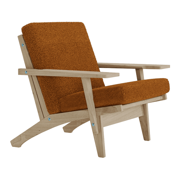 Hyndesæt til Wegner GE 370 i bouclé - Pumpkin Spice - S2002