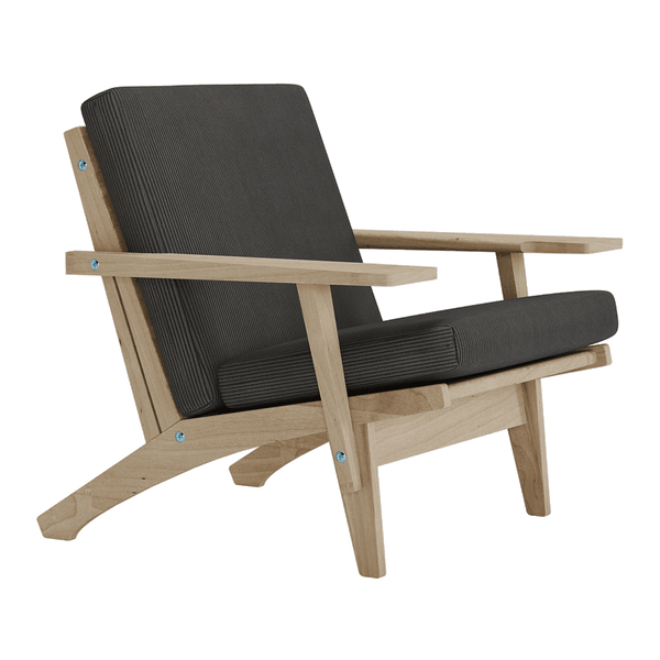 Hyndesæt til Wegner GE 370 i velvet - Iron - S2511