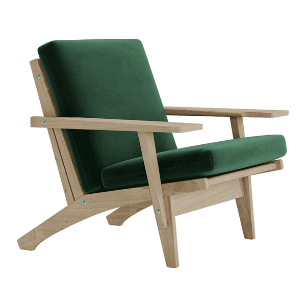 Hyndesæt til Wegner GE 370 i velour - Forest - S6019.