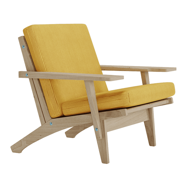 Hyndesæt til Wegner GE 370 i velvet - Honey - S2505