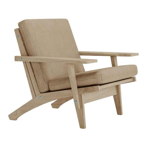 Hyndesæt til Wegner GE 370 i velvet - Sand - S2500
