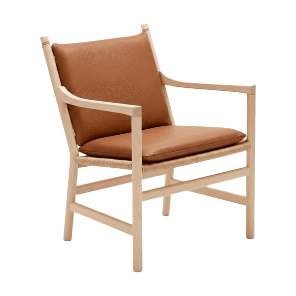 Hyndesæt til Wegner CH44 i læder - Cognac - S3000