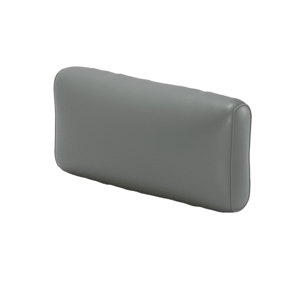 Blød ryghynde på mål i kunstlæder - Chrome - S3105.