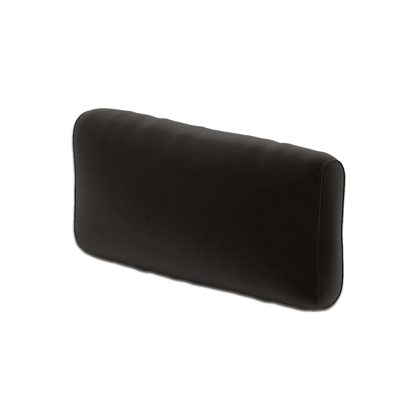 Blød ryghynde på mål i velour - Black. - S6014