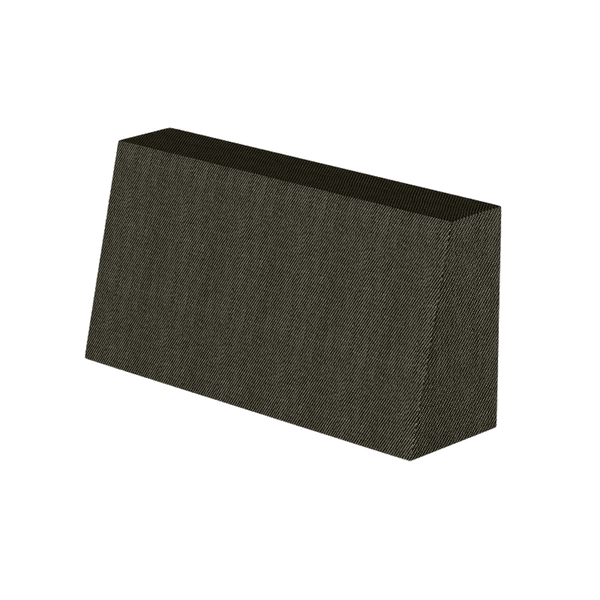 Skrå ryghynde på mål i Sun - Slate - S4254
