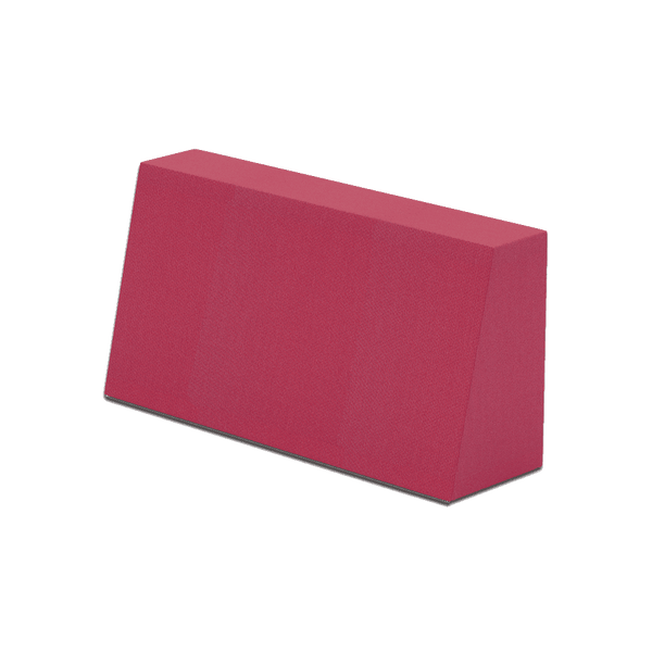 Skrå ryghynde på mål i Sunbrella - Pink - S4234