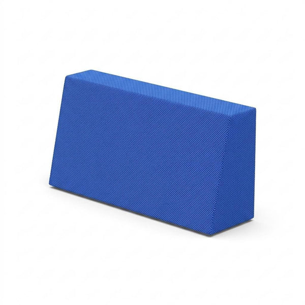 Skrå ryghynde på mål i Sunproof - Indigo - S5211.
