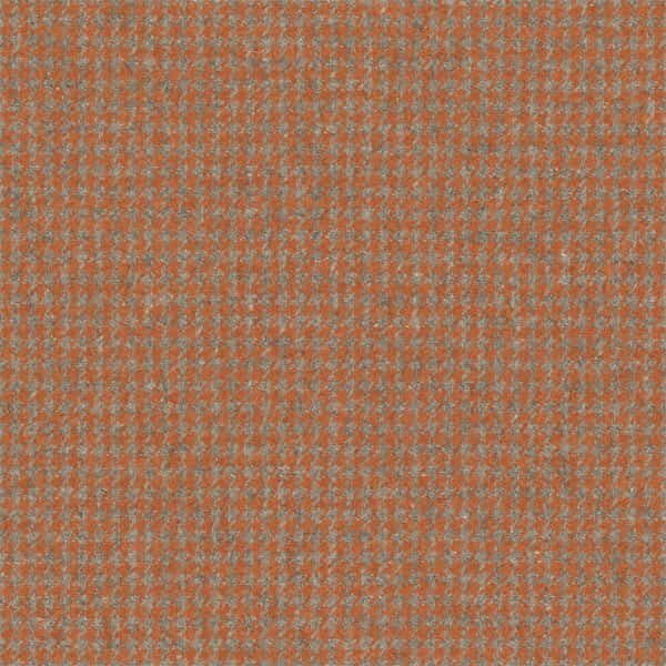 Stofprøve – Sherlock i uld, mønstret - Apricot Orange - S7104